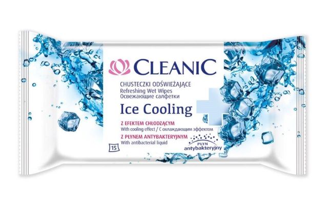 Cleanic Ice Cooling chusteczki odświeżające_cena 3.29 zł (15 szt.)