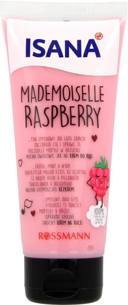 Isana Mademoiselle Raspberry krem do rąk