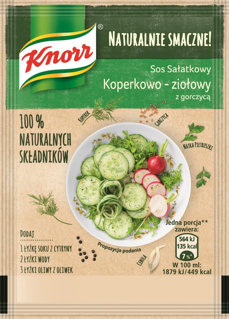 Sos salatkowy Koperkowo-ziolowy Naturalnie Smaczne Knorr