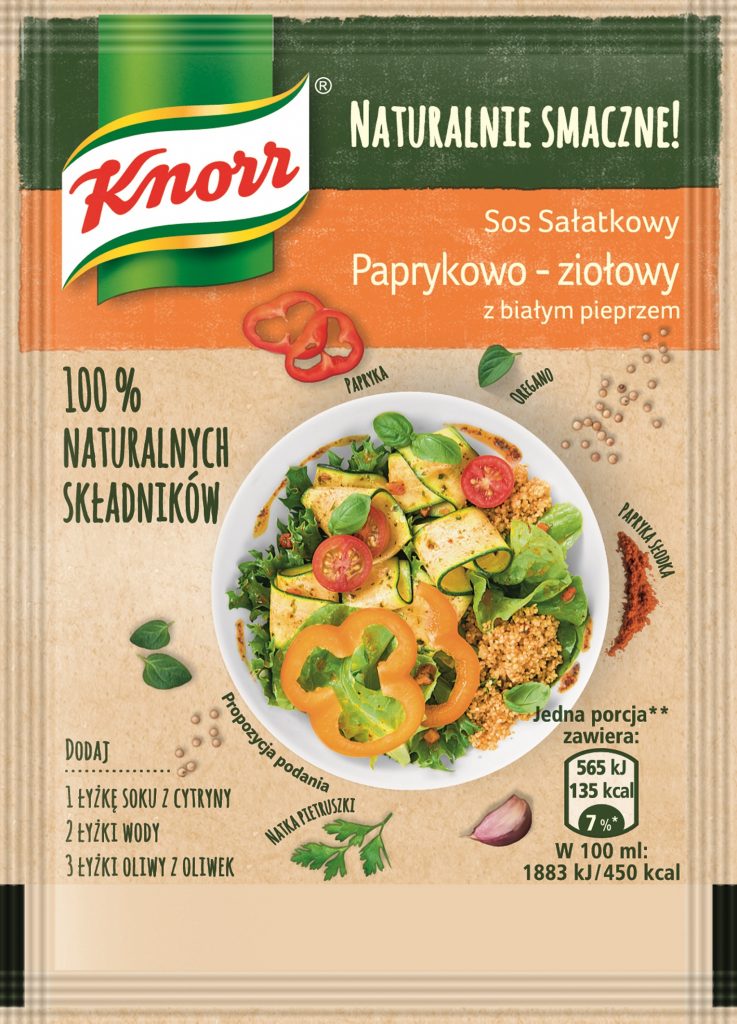 Sos salatkowy Parykowo-ziolowy Naturalnie Smaczne Knorr