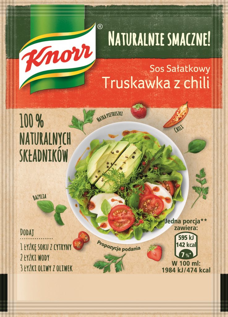 Sos salatkowy Truskawka z chili Naturalnie Smaczne Knorr