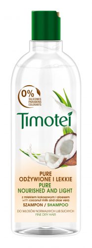 Szampon Timotei Pure Odżywione i Lekkie 400ml, 10,49 zł