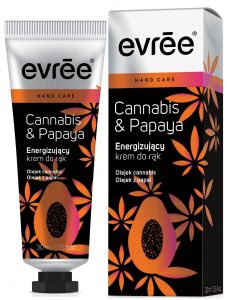 EVREE_krem do rak Cannabis & papaya_set
