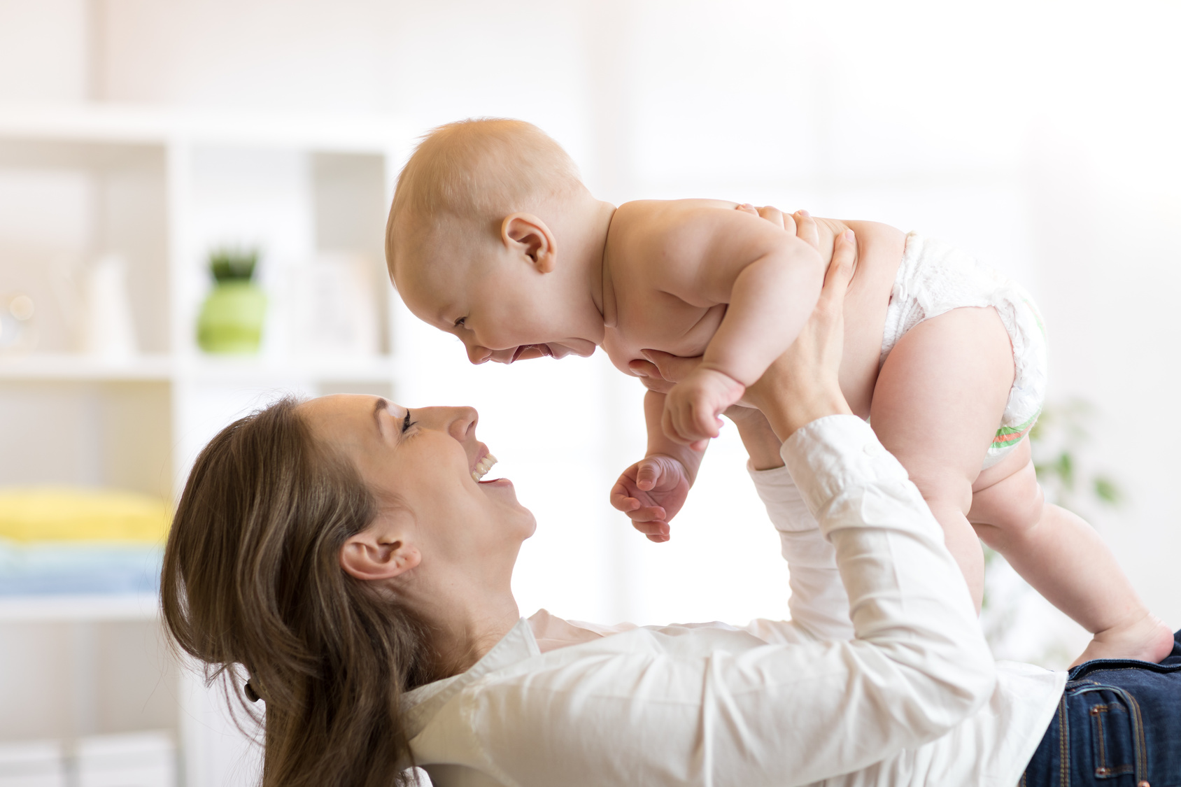 Мам попробовала большой. Mother and Baby подгузники.